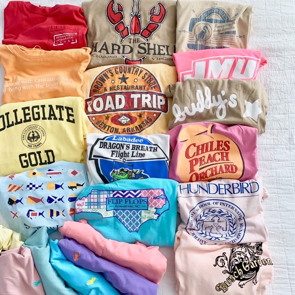 3 Vintage Tee Bundle graphic band college - Picture 6 of 7